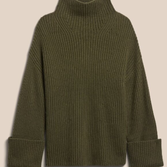 Banana Republic Oversized Merino Cashmere Sweater XXSP NWT - Picture 7 of 7